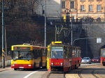 Konstal 105N2k Tramwaje Warszawskie #2070+2071 oraz Jelcz M181M MZA Warszawa #7900